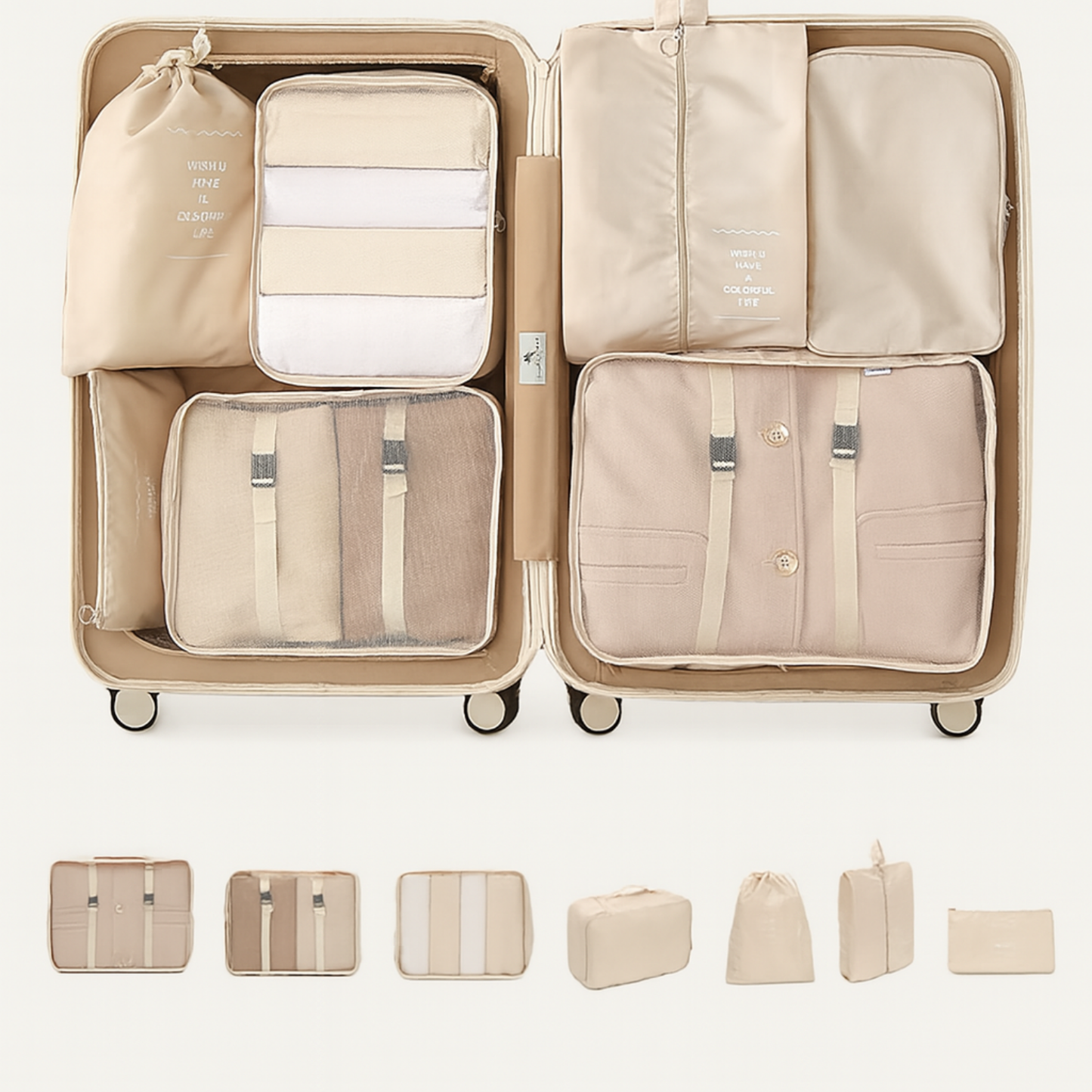 Organisateur de Voyage – Rangement pour Vêtements, Chaussures & Accessoires