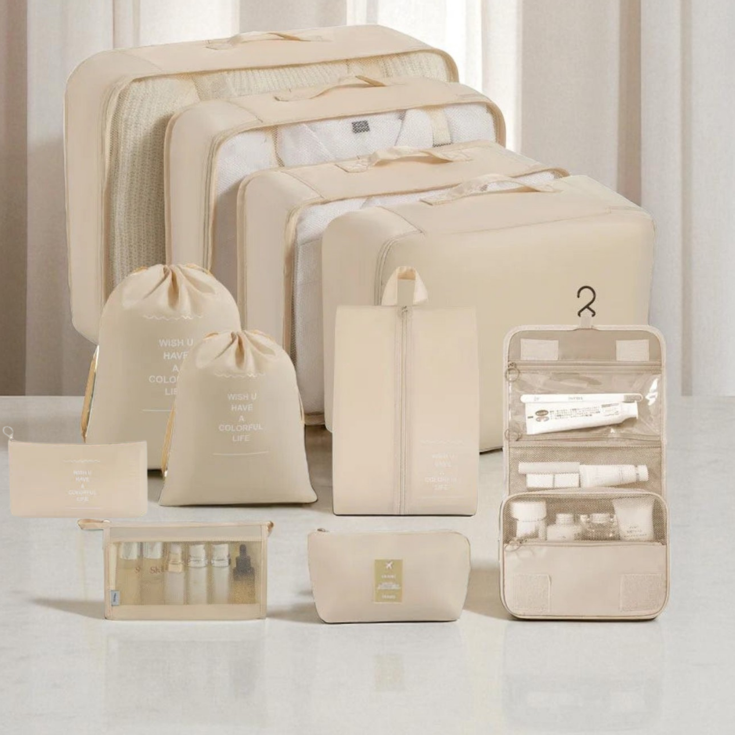 Organisateur de Voyage – Rangement pour Vêtements, Chaussures & Accessoires