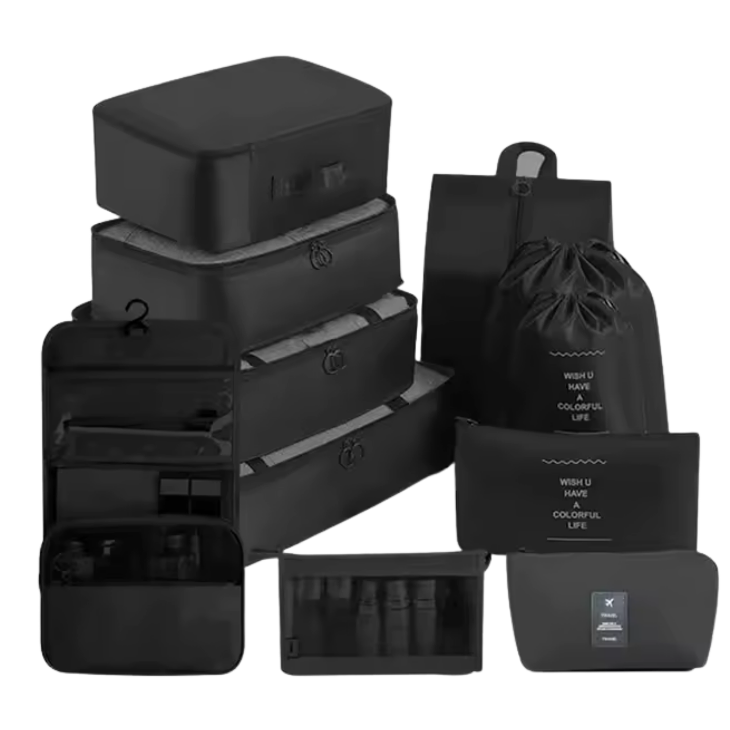 Organisateur de Voyage – Rangement pour Vêtements, Chaussures & Accessoires